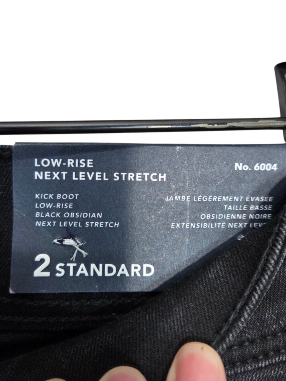 NWT American Eagle Low-Rise Kick Bootcut Jean in Obsidian Black - Picture 7 of 10